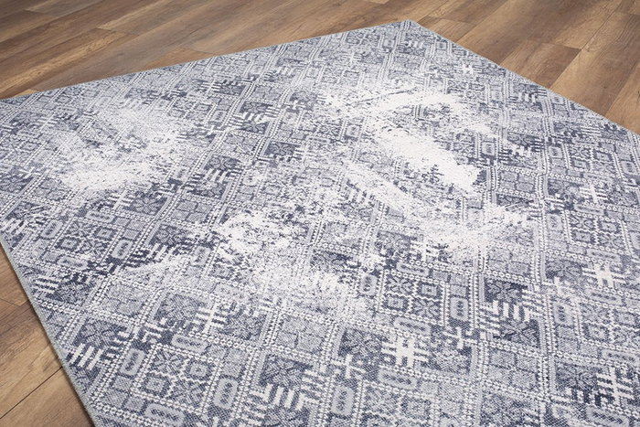 Conceptum Alfombra Soul Chenille Gris AL 54 150x230 cm 100% Poliéster Lavable a Máquina